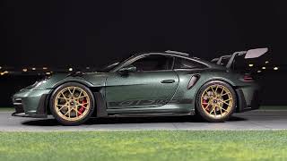 PORSCHE GT3 RS MALACHITE GREEN ROAD 4K [upl. by Amein680]