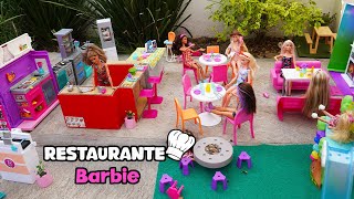 HAGO un RESTAURANTE con AUTOSERVICIO para BARBIE🍔🍽 [upl. by Amron]