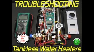 Troubleshooting Tankless Water Heaters In MINUTES  Step By Step [upl. by Dylane]