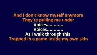 Motionless in White  Voices  Karaoke Instrumental Lyrics  ObsKure [upl. by Afira]