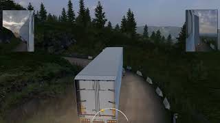 ETS 2 Kirkenes maden yolu iniş 2000hp Scania [upl. by Lisetta]