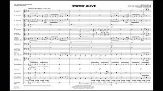 Stayin Alive arranged by Johnnie Vinson [upl. by Bigford265]