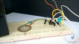 Piezoelectric Sensor Touch Switch [upl. by Kristo]