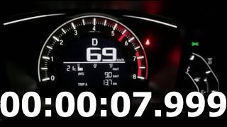 Honda Civic acceleration 0100 18cc 140 hp 2018 [upl. by Nickerson]