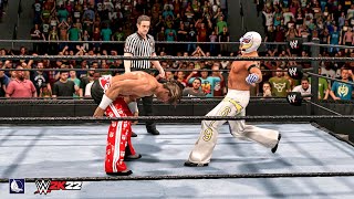 WWE 2K22 Shawn Michaels vs Rey Mysterio RAW 05 2K SHOWCASE MODE [upl. by Oht]