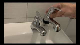 How to Change a NonMixer Basin Tap [upl. by Buchanan]