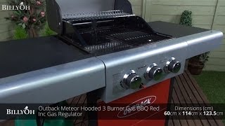 BillyOh Outback Meteor Hooded Gas BBQ Range [upl. by Mitinger]