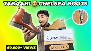 🔥5 BEST Budget Chelsea Boots For Men Under ₹1000  Amazon Haul 2023 [upl. by Danie]