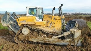 The Worlds Largest Hydrostatic Bulldozer in Action Liebherr PR776 [upl. by Mahan]