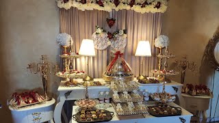 buffet mariage بوفيه عقد القران أو الخطوبة [upl. by Aedrahs]