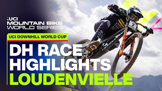 Loudenvielle Downhill Elite Men Race Highlights  UCI Mountain Bike Downhill World Cup [upl. by Hagan789]