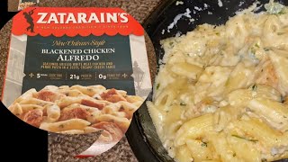 ZATARAIN’S NEW ORLEANS STYLE BLACKENED CHICKEN ALFREDO REVIEW [upl. by Elinad]