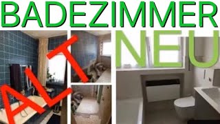 BADEZIMMER renovieren zum Traumbad  Modern Altersgerecht [upl. by Hubie]