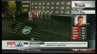 NHL Draft 2013 Alexander Barkov 2nd pick overall Florida Panthers [upl. by Eeroc931]