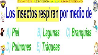 EXAMEN CALLAO BIOLOGÍA SISTEMA RESPIRATORIO PROBLEMA RESUELTO SOLUCIONARIO ADMISIÓN UNIVERSIDAD UNAC [upl. by Htenay349]