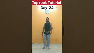 Day24  Top Rock dance tutorial P1  Beginner Dance Course By Vishal Sharma  Indian Dance World [upl. by Krueger625]