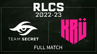 GRAND FINAL Secret vs KRU  RLCS 202223 Spring South America  14 May 2023 [upl. by Jakob]