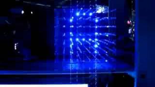 8x8x8 LED cube flying text [upl. by Huba]