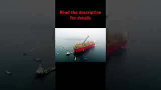 The World Largest Vessel Prelude FLNG subscribe history ship boat vessel [upl. by Adlih872]