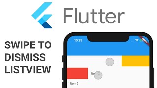 Flutter Swipe to dismissdelete ListView Tutorial in Hindi [upl. by Dorena635]