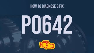 How to Diagnose and Fix P0642 Engine Code  OBD II Trouble Code Explain [upl. by Aisatana441]