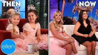 Then and Now Sophia Grace and Rosie’s First and Last Appearances on The Ellen Show [upl. by Nalloh]