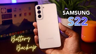 Samsung Galaxy S22 Battery Backup in 2024 🔥  Disappointed 😰 [upl. by Enaols]