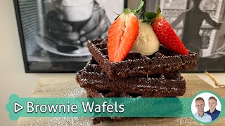 Brownie Wafels  Koken amp bakken met SterkInDeKeuken [upl. by Beera49]