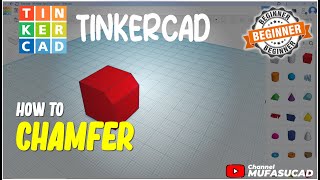 TinkerCAD How To Chamfer [upl. by Amaryl]