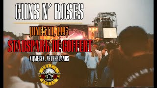 Guns N Roses  June 5th 1993  Stadspark De Goffert Nijmegen Netherlands Clip [upl. by Annaeirb]