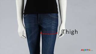 How To Measure Yourself  Womens Bottomwear Eng [upl. by Gosnell740]