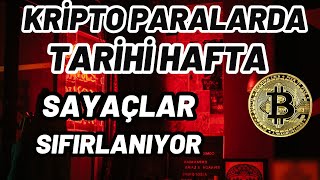 KRİPTO PARALARDA SAYAÇ SIFIRLANIYOR  bitcoin [upl. by Madlen]