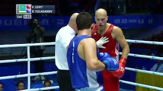 Vassiliy Levit KAZ vs Rustam Tulaganov UZB Asian Championships 2015 Final 91kg [upl. by Riocard749]