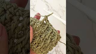 Front Post Double Crochet Stitch FPDC Video Tutorial [upl. by Nidroj]