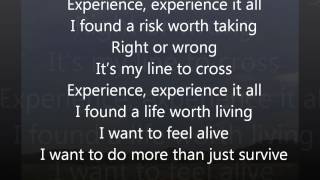 Experience  Trapt  Lyrics [upl. by Colner682]