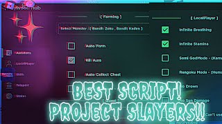 Best Project Slayers Script  2024 Newest Version With Fluxus Executor🔥🔥 [upl. by Nerty]