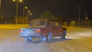 Lada 2107 winter drifting  Finland [upl. by Aem624]