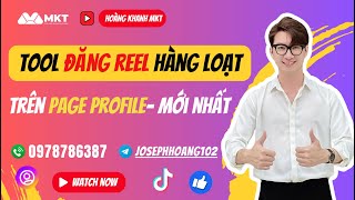 Tool Tự Động Đăng Reel Hàng Loạt  Mới Nhất [upl. by Arvie]