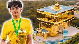 Essa é vida luxuosa de Cristiano Ronaldo Jr futuro do futebol e do Al Nassr [upl. by Lonne]