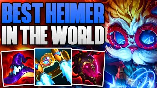 BEST HEIMERDINGER IN THE WORLD DOMINATING CHALLENGER  CHALLENGER HEIMER TOP GAMEPLAY  1412 [upl. by Ragucci861]