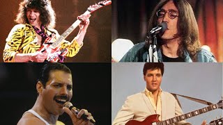 Top 100 Greatest Rock Stars Of All Time [upl. by Milty]