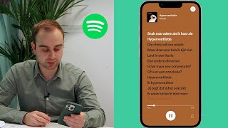 Live songtekst Spotify karaoke aanzetten [upl. by Blondelle]