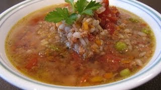 Beef Barley Soup Recipe [upl. by Barrington202]