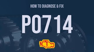 How to Diagnose and Fix P0714 Engine Code  OBD II Trouble Code Explain [upl. by Kcirted]