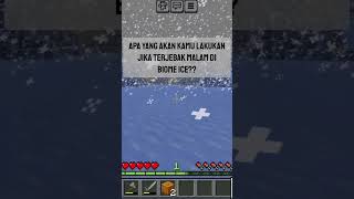 Ice Biome  minecraft shorts [upl. by Atiragram]