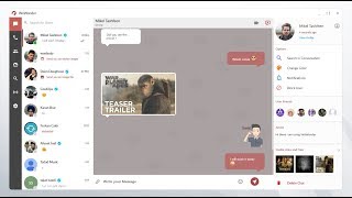 Demo Wowonder Desktop Chat and Messenger Application Based on Wpf and C [upl. by Elylrac]