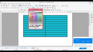 OpenOffice Tabelle löschen Zeilen und Spalten löschen Zeilenhöhe und Spaltenbreite ändern [upl. by Bigler]