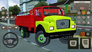 Indian Truck Mod In Bus Simulator Indonesia  Bussid Truck Mod  Truck game android  Truck game [upl. by Rashida]