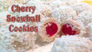 Cherry Snowball Cookies [upl. by Ednargel]