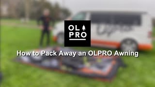 OLPRO  How to Pack Away an OLPRO Awning [upl. by Matthei]